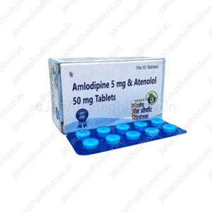 Amlodipine 5 mg & Atenolol 50 mg Tablets