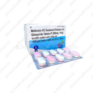Glimepride 1mg and Metformin 500mg Tablets