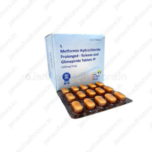Glimepride 2mg and Metformin 500mg Tablets