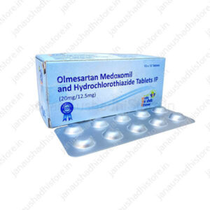 Olmesartan Medoxomil and Hydrochlorothiazide Tablets IP (20mg/12.5mg)