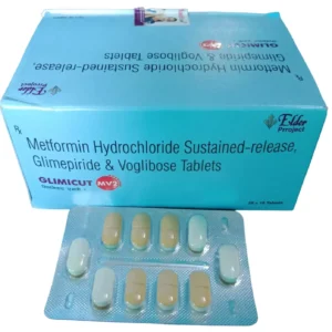 Glimepiride, Metformin Hcl and Voglibose (2mg/500mg/0.2mg) Tablets