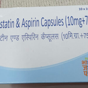 Aspirin Gstro-Resistant and Rosuvastatin Capsules IP (75 mg+ 10 mg)