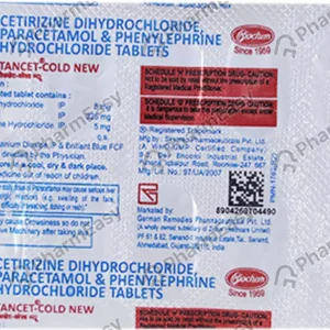 TANCET COLD&FLU Tablets